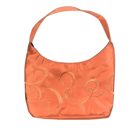 Vintage Handbags - Elegant Orange Swirl‎ Women's Bag